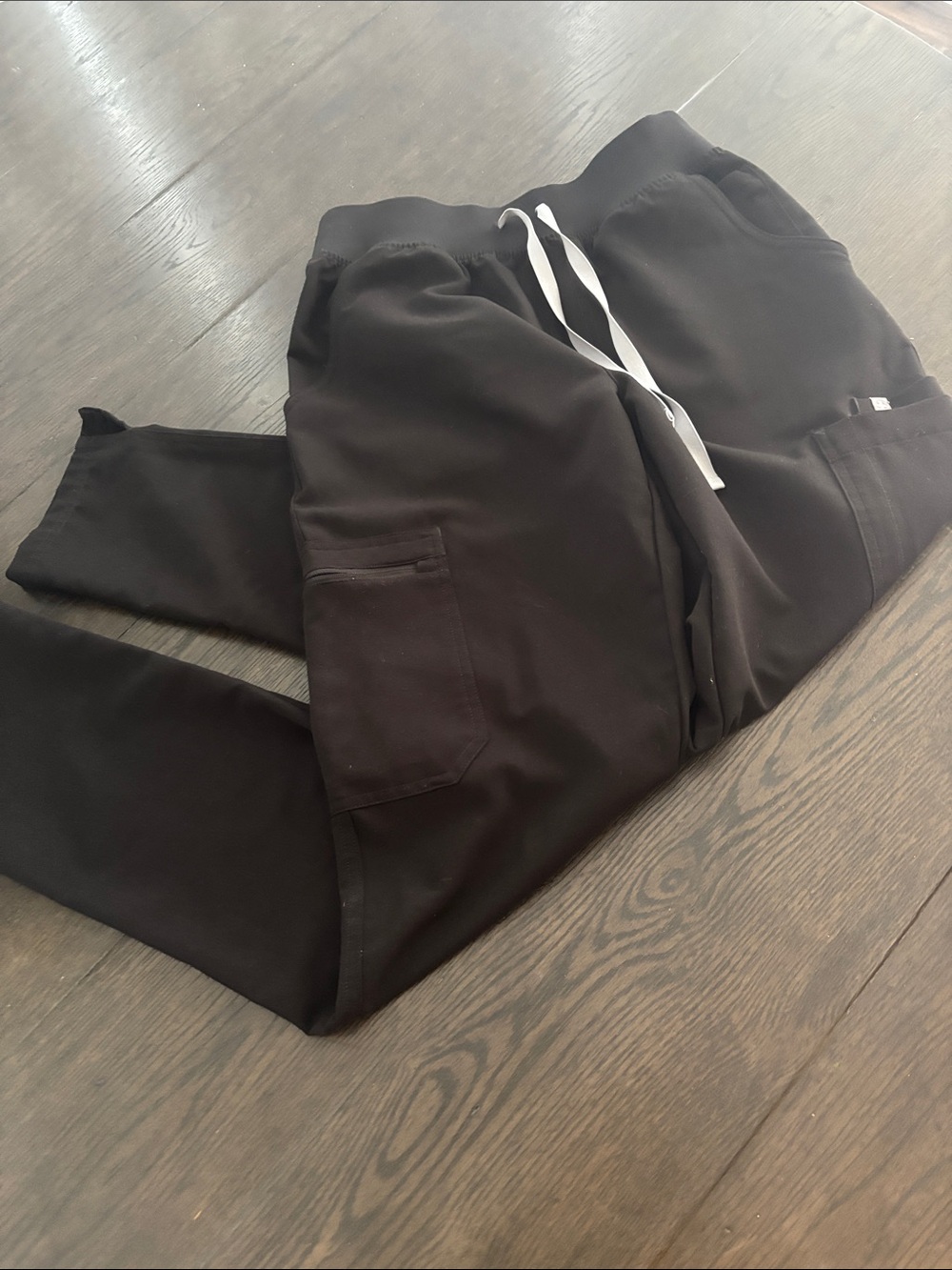 Women’s  Black Jogger Pants with Drawstring